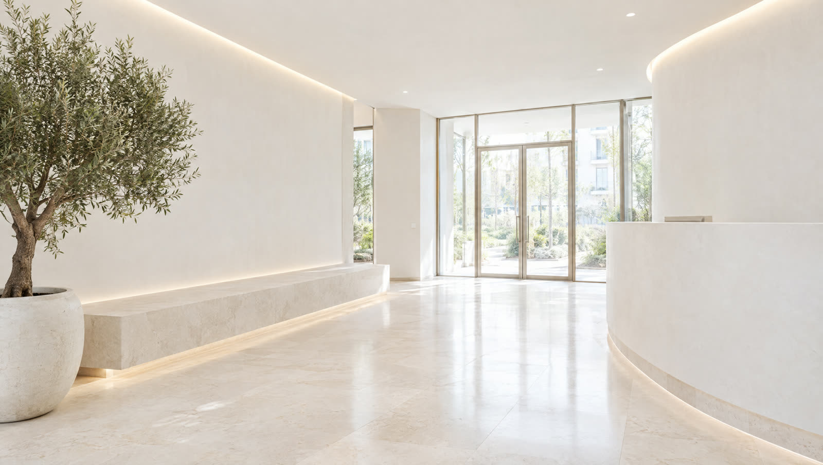 Lobby and common area design