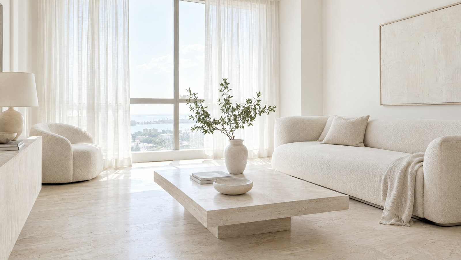 Model apartment and finish selection